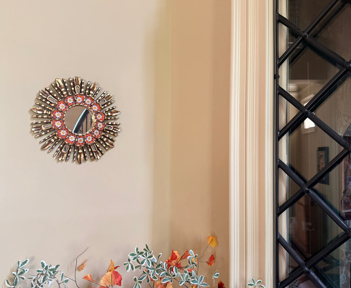 Leaf Ray Sunburst Mirror