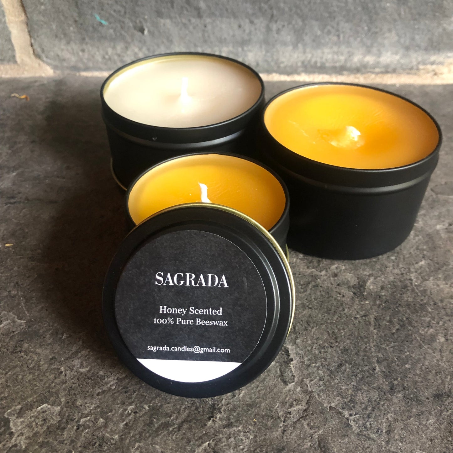 100% Beeswax Candle Jar