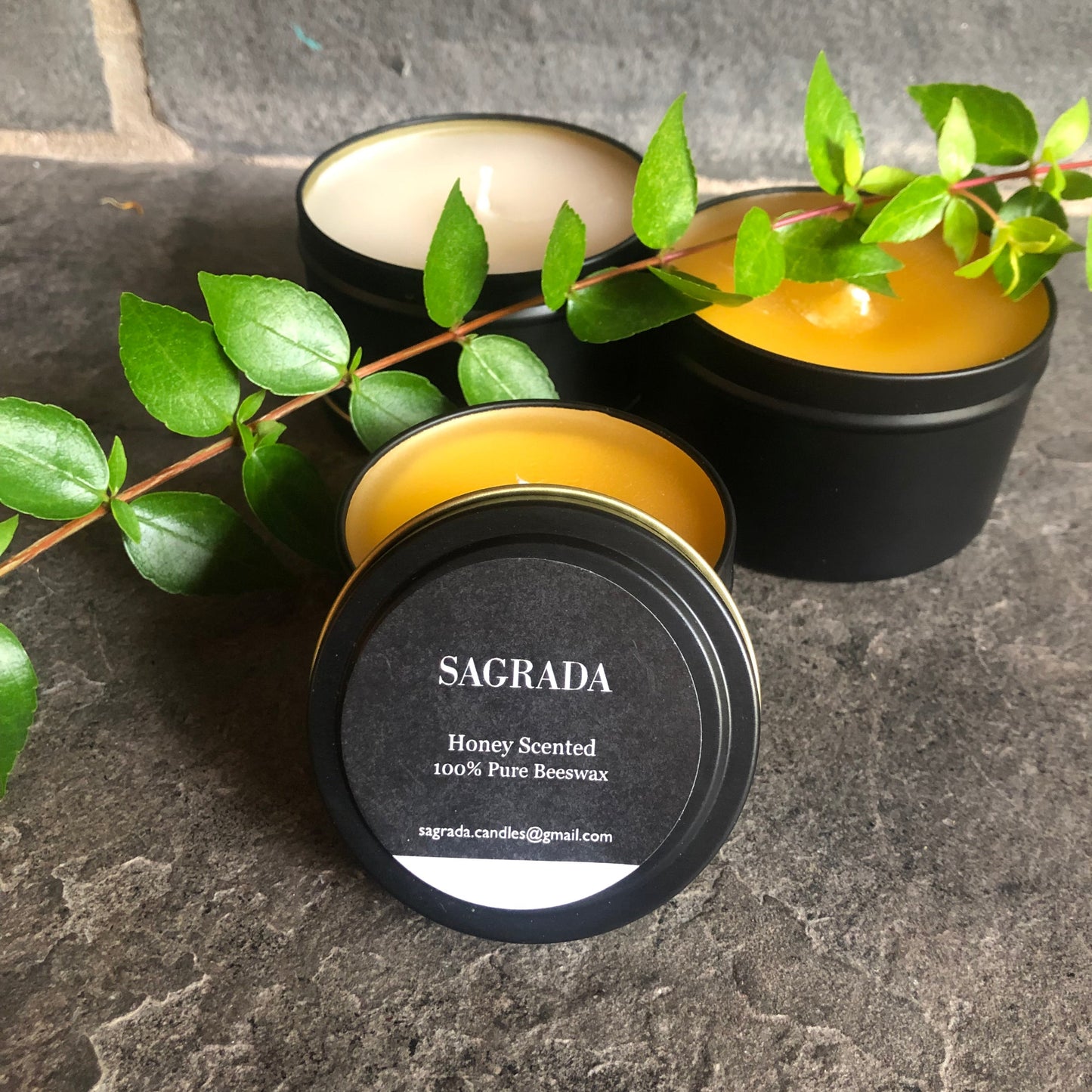 100% Beeswax Candle Jar