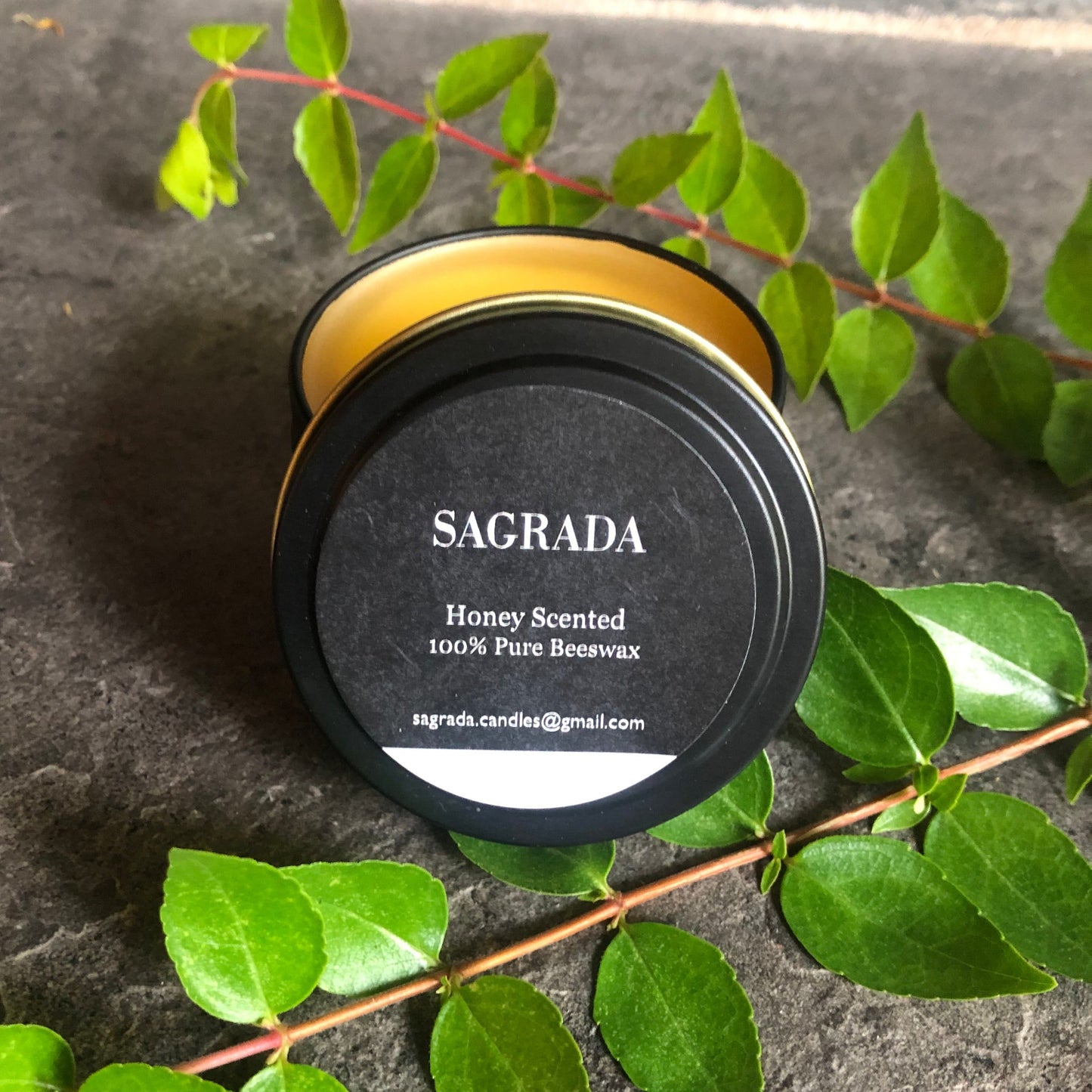 100% Beeswax Candle Jar